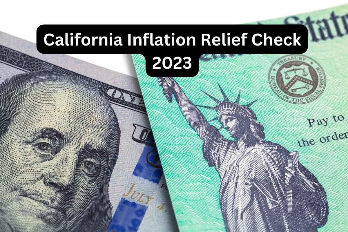 California Inflation Relief Check 2023